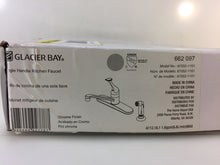 Load image into Gallery viewer, Glacier Bay 67552-1101 Standard Kitchen Faucet w/ White Side Sprayer Chrome