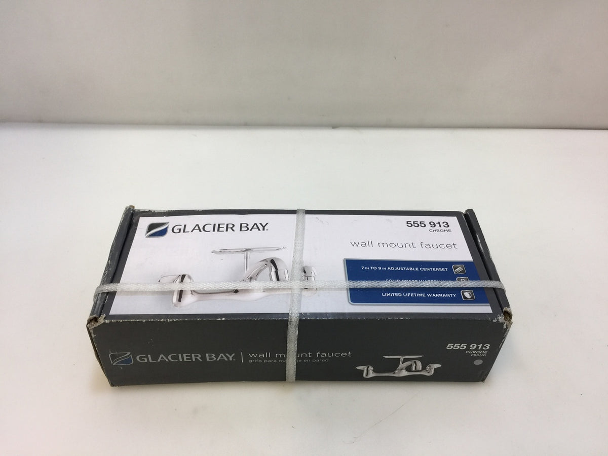 Glacier Bay 815N0001 2Handle WallMount Kitchen Faucet w/ Soap Dish