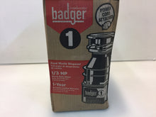 Load image into Gallery viewer, InSinkErator BADGER 1 W/C 1/3HP Continuous Feed Garbage Disposal w/ Power Cord