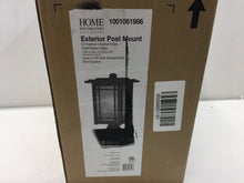 Load image into Gallery viewer, Home Decorators Port Oxford 1-Light Oil-Rubbed Chestnut Post Mount Lantern 23116