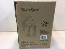 Load image into Gallery viewer, World Imports Dark Sky 7 in. Old Bronze Outdoor Wall Sconce 9712-19