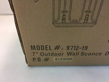 Load image into Gallery viewer, World Imports Dark Sky 7 in. Old Bronze Outdoor Wall Sconce 9712-19