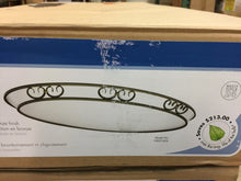 Load image into Gallery viewer, Lithonia Lighting 10829 BZA Artisten 2-Light Bronze Fluorescent Oval Flushmount