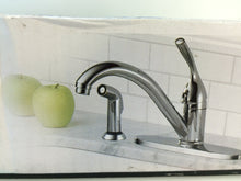 Load image into Gallery viewer, Delta 400-DST Classic 1-Handle Standard Kitchen Faucet w/ Side Sprayer, Chrome