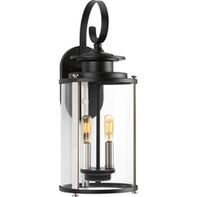 Load image into Gallery viewer, Progress Lighting Squire 2-Light Black 19.25" Outdoor Wall Lantern P560037-031