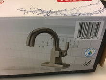 Load image into Gallery viewer, Delta 15766LF-SP Sawyer Spotshield Brushed Nickel 1-handle Bath Sink Faucet