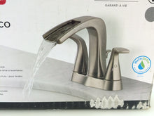 Load image into Gallery viewer, Delta 25724LF-SS-ECO Tolva 4" Centerset 2-Handle Bath Faucet, Brushed Nickel