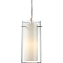 Load image into Gallery viewer, Volume Lighting Esprit 1-Light Brushed Nickel Mini Hanging Pendant V2451-33