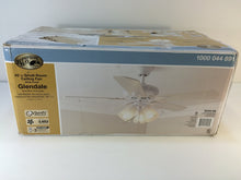 Load image into Gallery viewer, Hampton Bay AM212-WH Glendale 42 in. White Ceiling Fan 1000044891