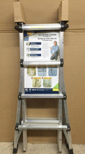 Load image into Gallery viewer, Cosco 20127T1ASE 17 ft Aluminum Telescoping Multi-Position Type 1A Ladder