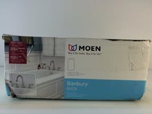 Load image into Gallery viewer, MOEN 86924 Banbury Deck-Mount High Arc Roman Tub Faucet with Valve in Chrome