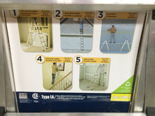 Load image into Gallery viewer, Cosco 20127T1ASE 17 ft Aluminum Telescoping Multi-Position Type 1A Ladder