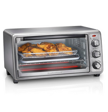Load image into Gallery viewer, Hamilton Beach 31413 Sure-Crisp 6-Slice Air Fryer Toaster Oven - Stainless Steel