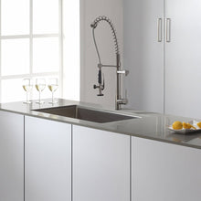 Load image into Gallery viewer, Kraus KHU100-32 32" 16 Gauge Undermount 1-Bowl Stainless Steel Kitchen Sink