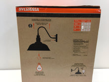 Load image into Gallery viewer, Sylvania 60062 Easton 1Light Antique Black Outdoor Wall Mount Barn Light Sconce