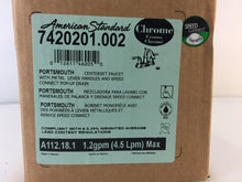 Load image into Gallery viewer, American Standard 7420.201.002 Portsmouth 4" Centerset Bathroom Faucet Chrome