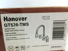 Load image into Gallery viewer, Pfister GT526-TMS Hanover Pull-Down Sprayer Kitchen Faucet, Stainless Steel