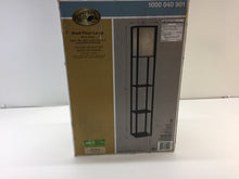 Load image into Gallery viewer, Hampton Bay AF33904-CA Black Shelf Floor Lamp Ivory Fabric Lamp Shade 1000040901
