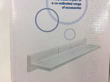 Load image into Gallery viewer, Croydex WA971422 Maine 4.92"x3.15"x23.62" Wall-Mounted Glass Bathroom Shelf