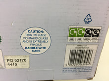 Load image into Gallery viewer, Croydex WA971422 Maine 4.92"x3.15"x23.62" Wall-Mounted Glass Bathroom Shelf