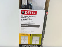 Load image into Gallery viewer, Delta SDBR012-OB-R Portman 20" Handle for Sliding Shower & Bathtub Door Bronze