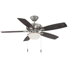 Load image into Gallery viewer, Hampton Bay Gazebo 52" LED Indoor/Outdoor Brushed Nickel Ceiling Fan YG188-BN