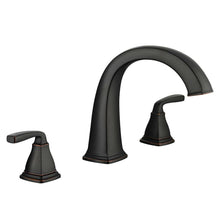 Load image into Gallery viewer, Pegasus 67416-3C27H2 Mason 2-Handle Deck-Mount Roman Tub Faucet in Bronze