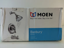 Load image into Gallery viewer, MOEN 82910 Banbury Single-Handle 1-Spray Tub & Shower Faucet w/ Valve, Chrome