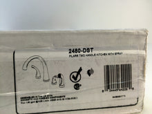 Load image into Gallery viewer, Delta 2480-DST Pilar Standard Kitchen Faucet with Side Sprayer, Chrome