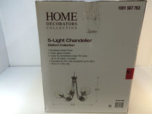 Load image into Gallery viewer, Home Decorators Collection 17415 5-Light Brushed Nickel Chandelier 1001567763