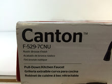 Load image into Gallery viewer, Pfister F-529-7CNU Canton Pull-Down Sprayer Kitchen Faucet Rustic Bronze