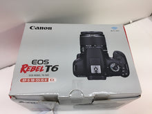 Load image into Gallery viewer, Canon EOS Rebel T6 18.0 MP Digital DSLR Camera with EF-S 15-55mm IS II Lens