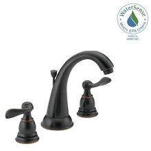 Load image into Gallery viewer, Delta B3596LF-OB Windemere 8" Widespread Bathroom Faucet Oil-Rubbed Bronze