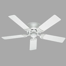 Load image into Gallery viewer, Hunter 53069 Low Profile III 52 in. Indoor White Ceiling Fan