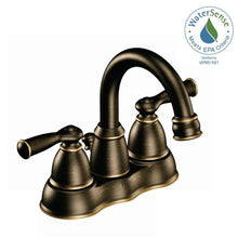 Load image into Gallery viewer, MOEN WS84913BRB Banbury 4" Centerset High-Arc Bath Faucet Mediterranean Bronze