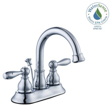 Load image into Gallery viewer, Glacier Bay 67513W-6001 Mandouri 4" Centerset High-Arc Bathroom Faucet, Chrome