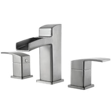 Load image into Gallery viewer, Pfister GT49-DF0K Kenzo 8" Widespread Waterfall Bathroom Faucet Brushed Nickel