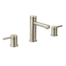 Load image into Gallery viewer, MOEN T6193BN Align 8" Widespread 2-Handle Bath Faucet Trim Kit, Brushed Nickel