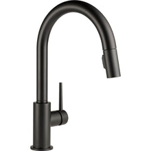 Load image into Gallery viewer, Delta 9159-BL-DST Trinsic 1Handle Pull-Down Sprayer Kitchen Faucet Matte Black