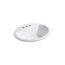 Load image into Gallery viewer, KOHLER R2699-4-0 Bryant White Drop-in Oval Bathroom Sink with Overflow