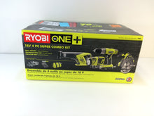 Load image into Gallery viewer, Ryobi P883 18-Volt ONE+ Lithium-Ion Cordless Super Combo Kit (4-Piece)