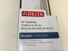 Load image into Gallery viewer, Delta 128888 Dryden 18 in. Towel Bar in Brilliance Stainless