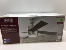 Load image into Gallery viewer, Home Decorators Healy 48 in. LED Indoor Brushed Nickel Ceiling Fan YG337-BN