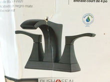 Load image into Gallery viewer, Pfister LF-048-VNBB Venturi 4" Centerset 2-Handle Bathroom Faucet, Matte Black