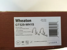 Load image into Gallery viewer, Pfister GT529-WH1S Wheaton Pull-Down Sprayer Kitchen Faucet Stainless Steel