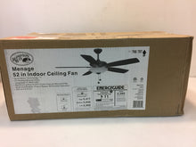 Load image into Gallery viewer, Hampton Bay 14601 Menage 52" LED Indoor Oil Rubbed Bronze Ceiling Fan 766787