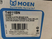 Load image into Gallery viewer, Moen T4611BN Voss Tub/Shower Transfer Valve Trim without Valve, Brushed Nickel