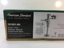Load image into Gallery viewer, American Standard 7015.051.002 Manual 0.5GPF 11.5" Urinal Flush Valve Chrome