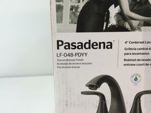 Load image into Gallery viewer, Pfister LF-048-PDYY Pasadena 4" Centerset 2-Handle Bath Faucet, Tuscan Bronze