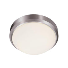 Load image into Gallery viewer, Trans Globe Cabernet 2-Light Brushed Nickel Flush Mount 13881BN